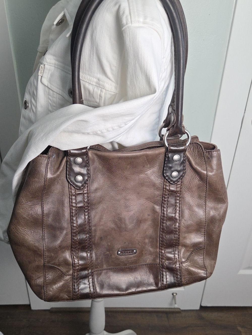 Frye Brown Leather Tote Handbag - Women Bags